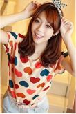 Blusa Corações