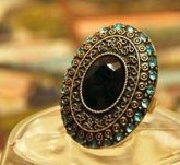 Anel Vintage Pedras