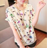Blusa Pássaros